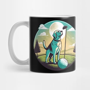 Golfer dog Mug